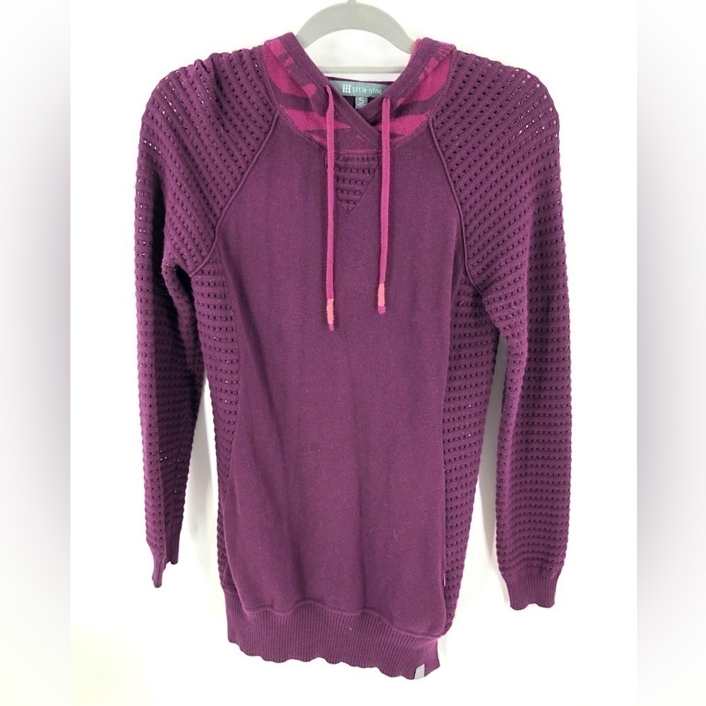 Title Nine Dekker Tunic Hoodie Womens Small Southwest Soft Lounge Stretch Cozy